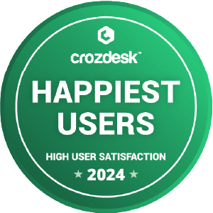 Crozdesk Happiest Users 2024