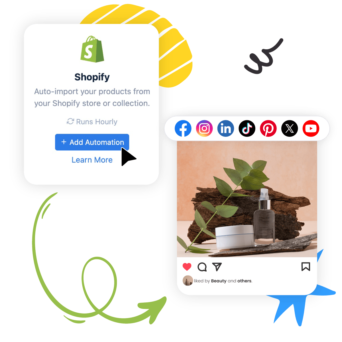Nuelink Shopify automation setup screen